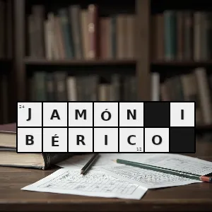 Hasło krzyżówkowe szynka jamón wytwarzana z mniejszych czarnych świń które żyją w rejonie półwyspu iberyjskiego - jamón ibérico – rozwiązanie, synonimy, podpowiedzi i definicje krzyżówkowe